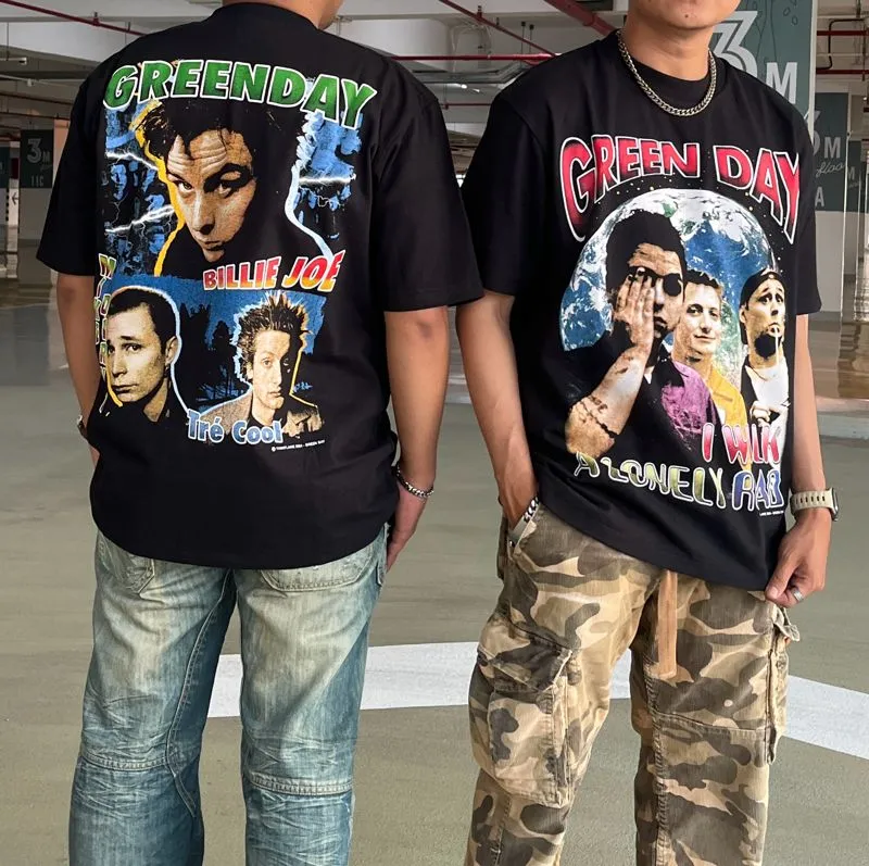 Vintage Streetwear T-shirt Pria black photo 1