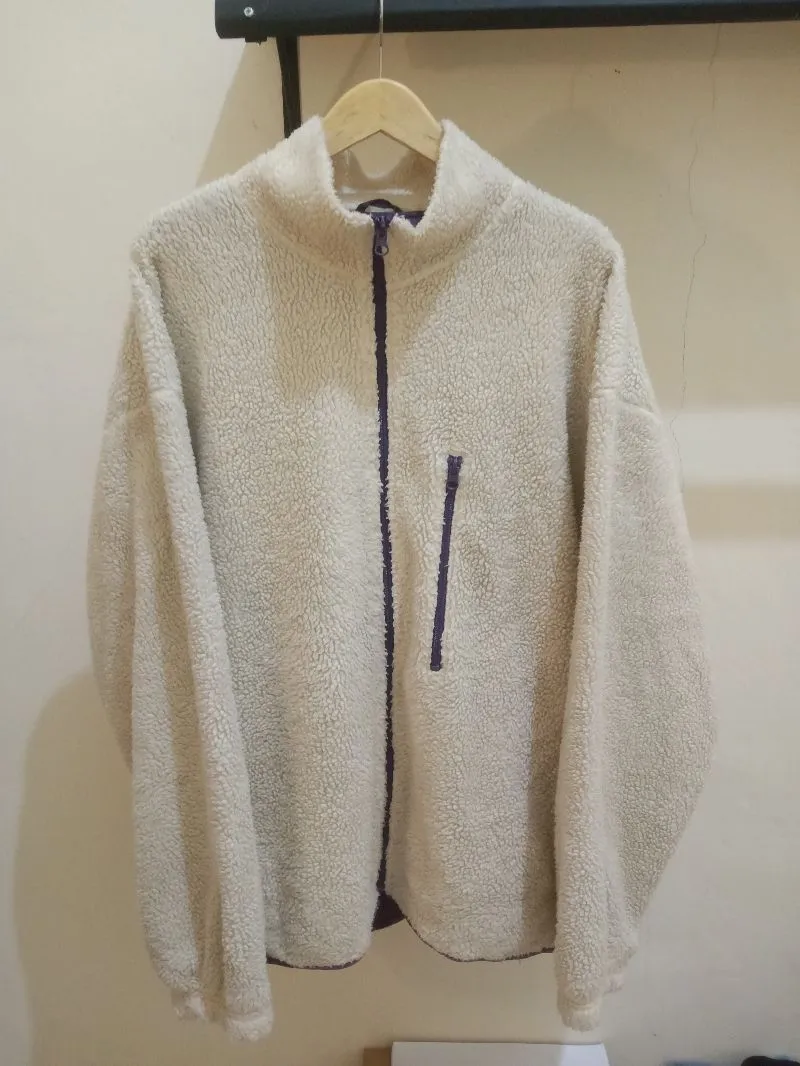 Streetwear Y2K Puffer jacket Pria purple white photo 1