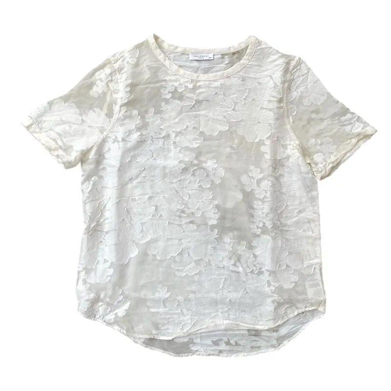 Axes Femme Vintage Coquette Blouse Wanita white photo 1