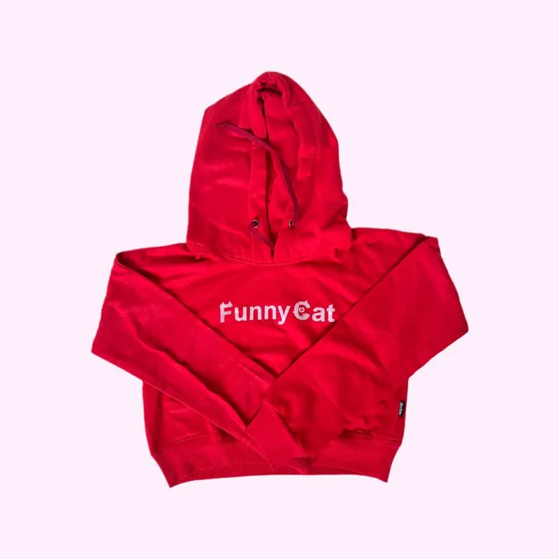 Casual Hoody Wanita red photo 1