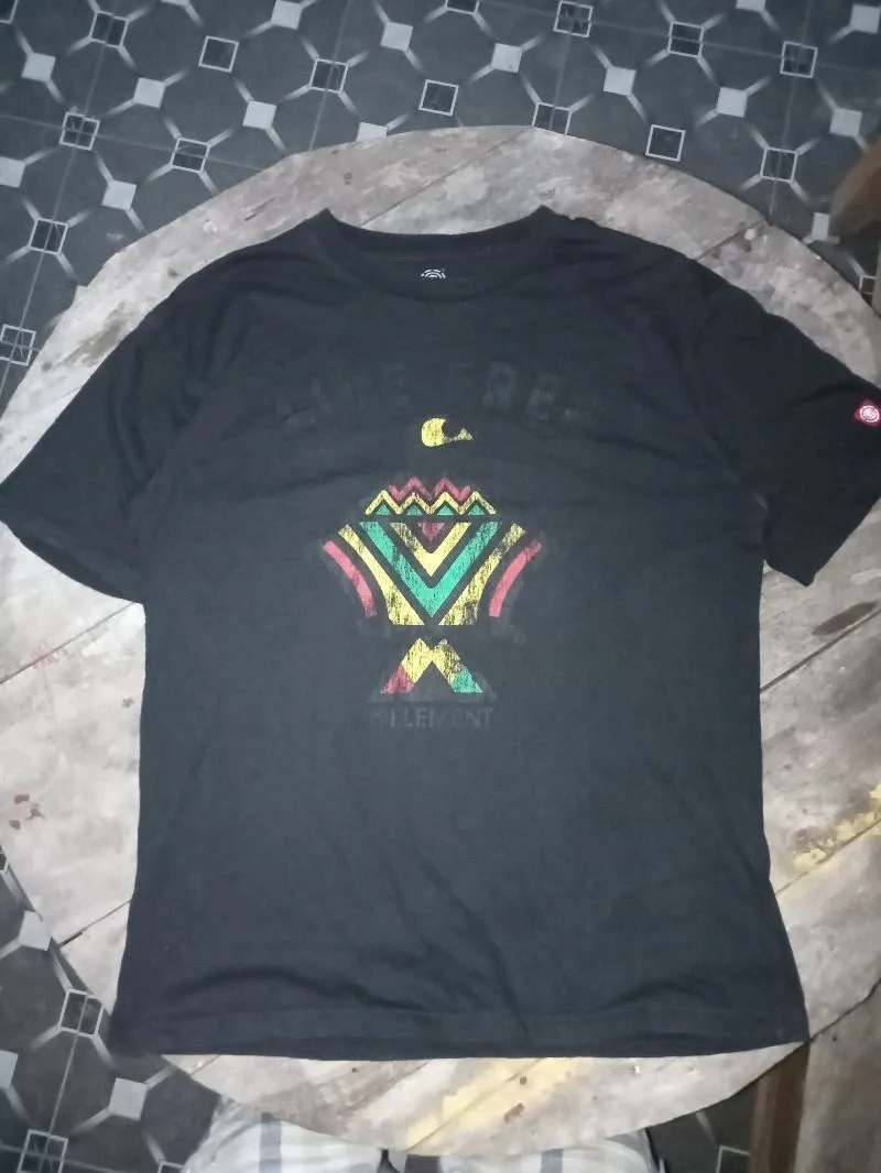 Element Y2K Skater T-shirt Pria black photo 1