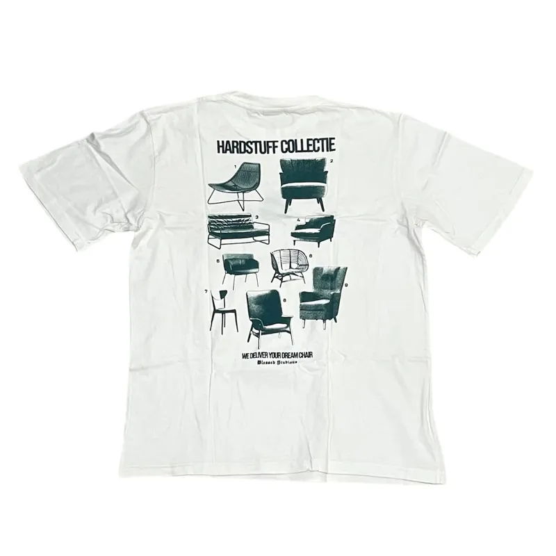 Vintage Indie T-shirt Pria white green photo 1