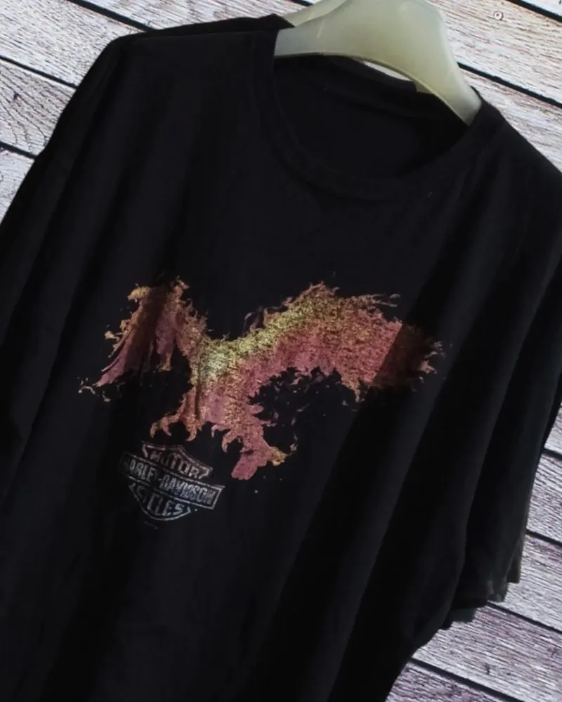 Harley Davidson Streetwear Sportswear T-shirt Pria black photo 1