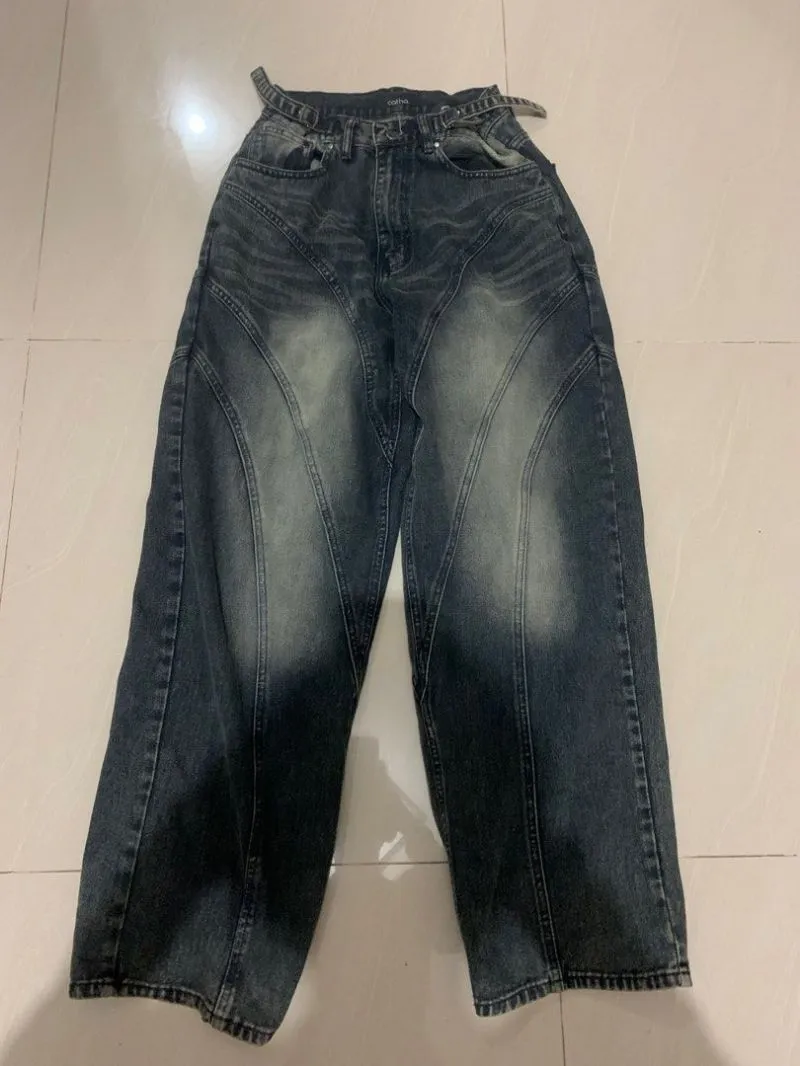 Vintage Y2K Jeans Pria gray photo 1