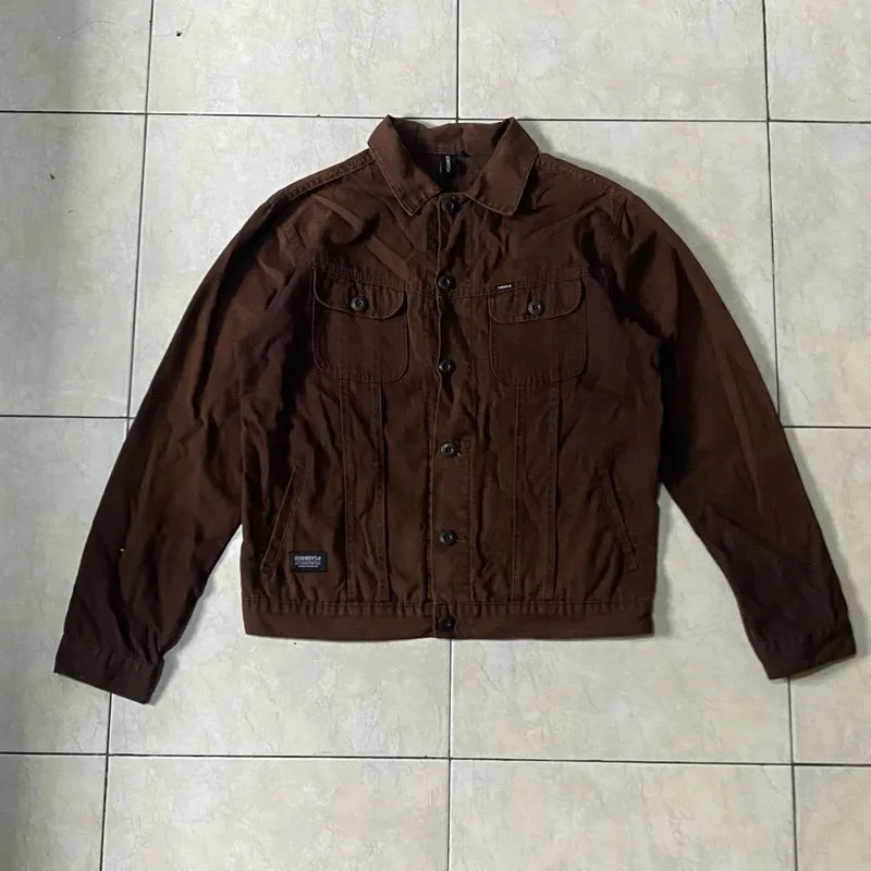 Vintage Streetwear Harrington jacket Pria brown photo 1