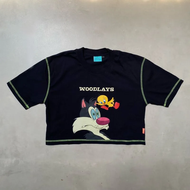 Casual T-shirt Wanita green black photo 1