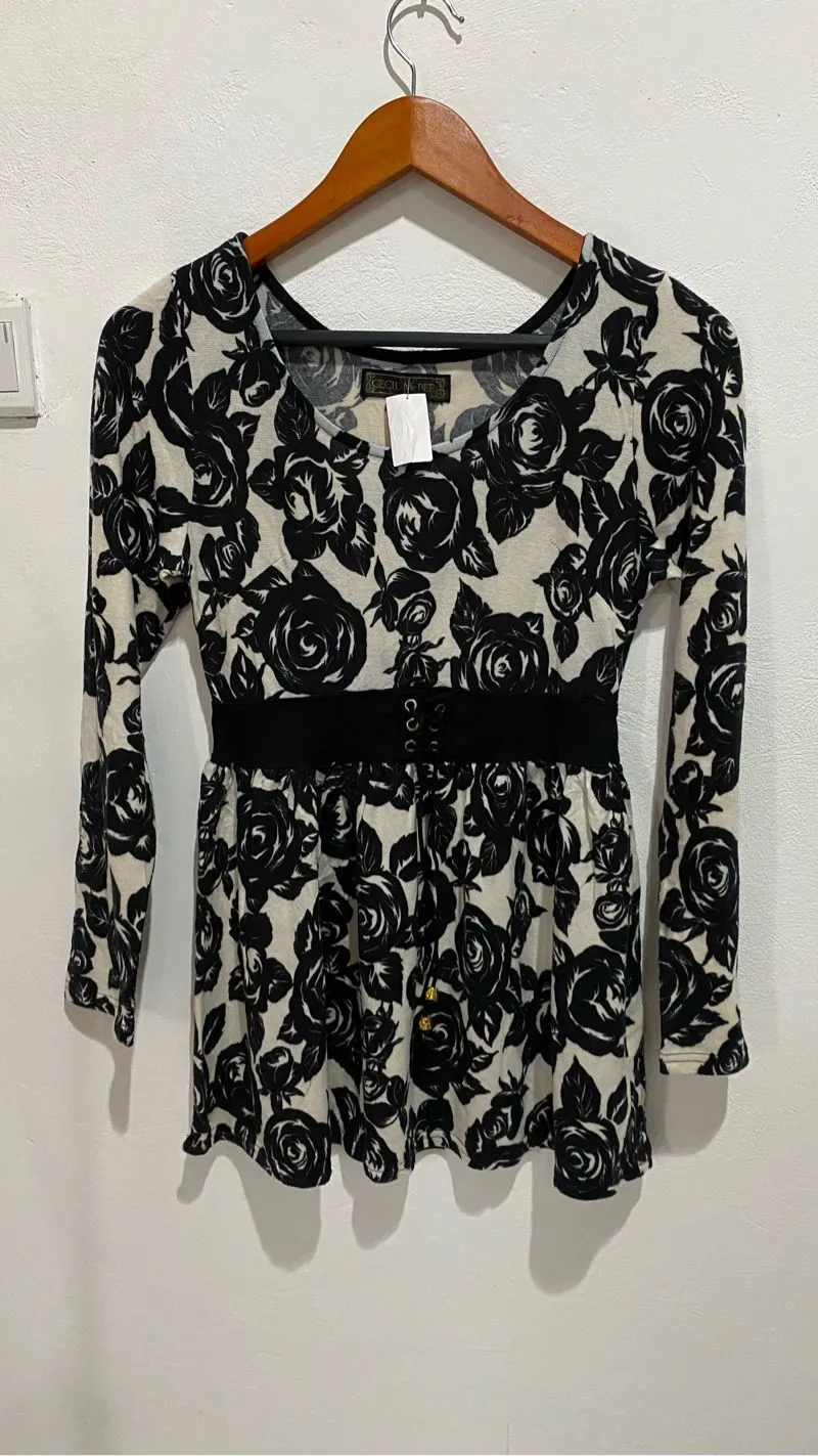 Casual Blouse Wanita black photo 1