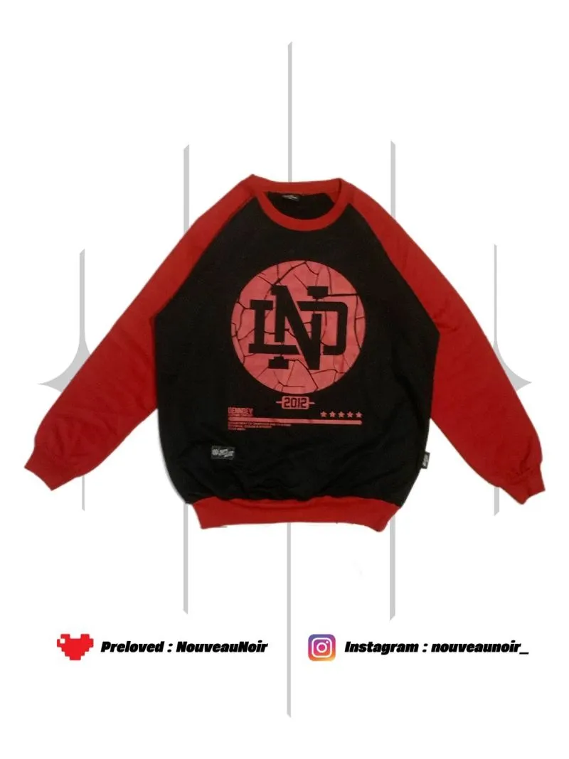 Streetwear Sweater Pria red black photo 1