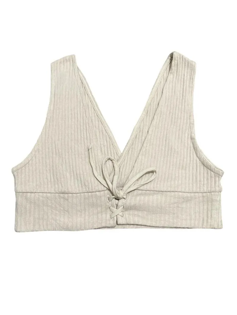 Uniqlo Coquette Casual Vest Wanita tan cream photo 1