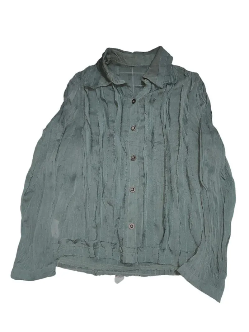 Coquette Casual Shirt Wanita green photo 1