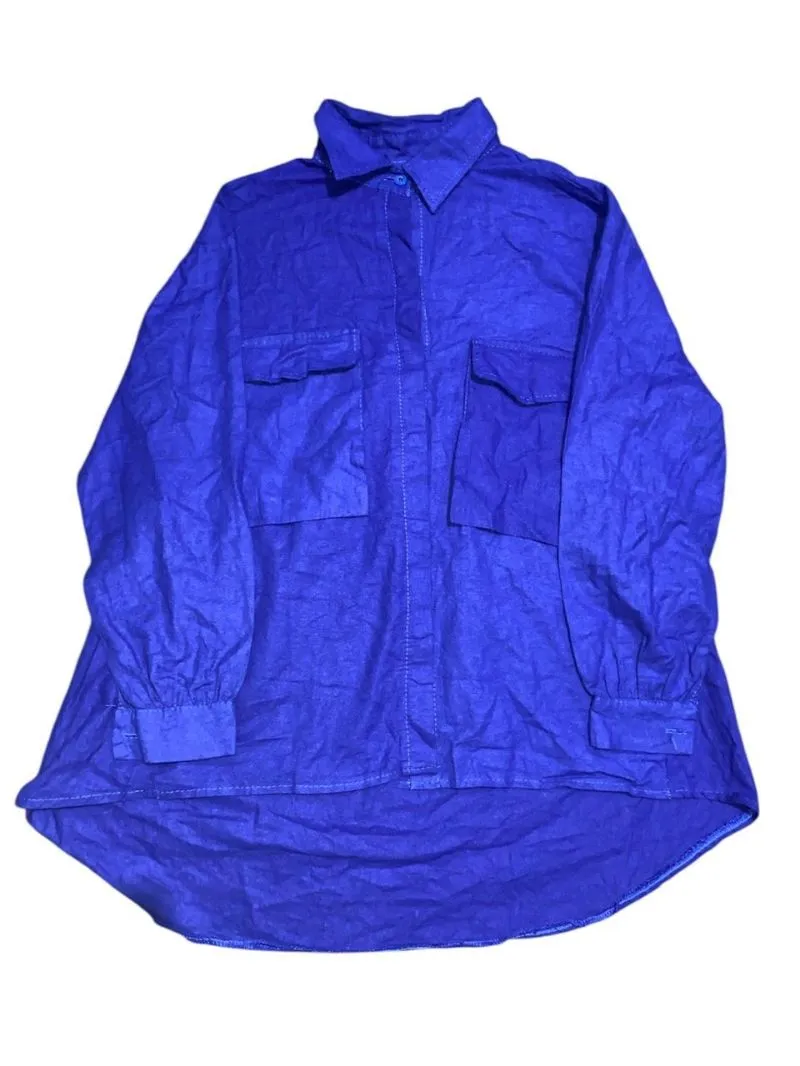 Casual Shirt Wanita blue photo 1