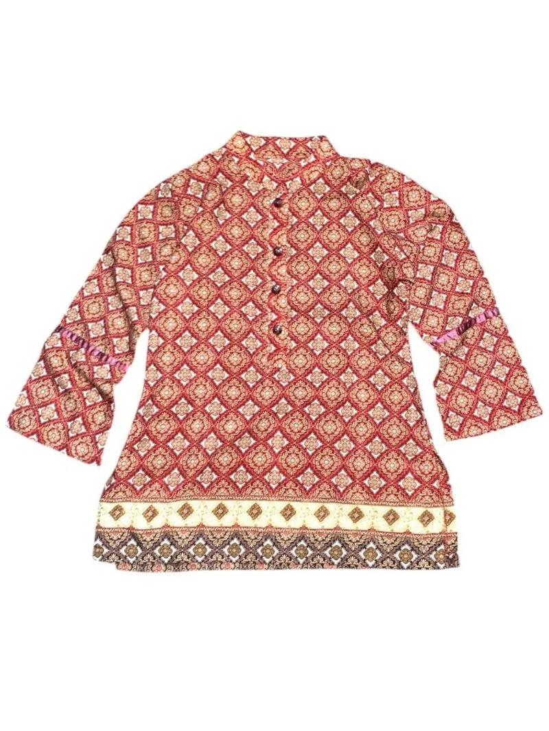 Batik Blouse Wanita red photo 1