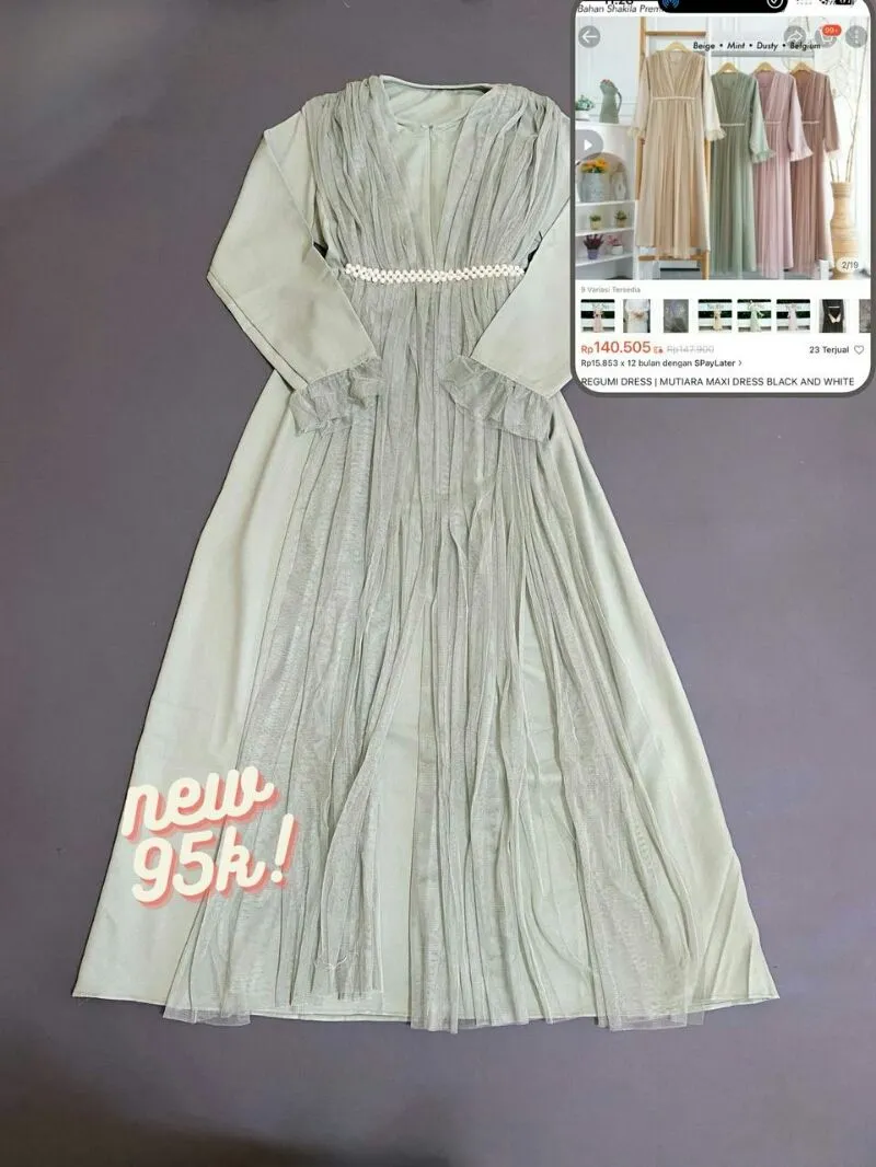 Luxury Muslim Evening dress Wanita green photo 1