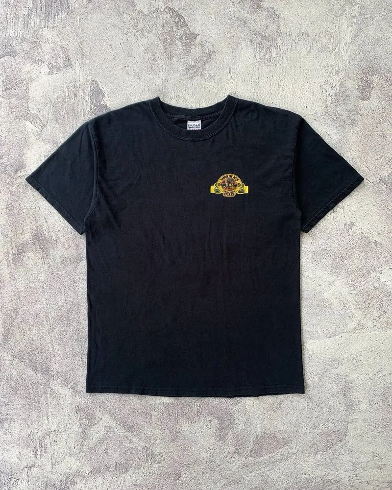 Gildan Vintage T-shirt Pria black photo 1