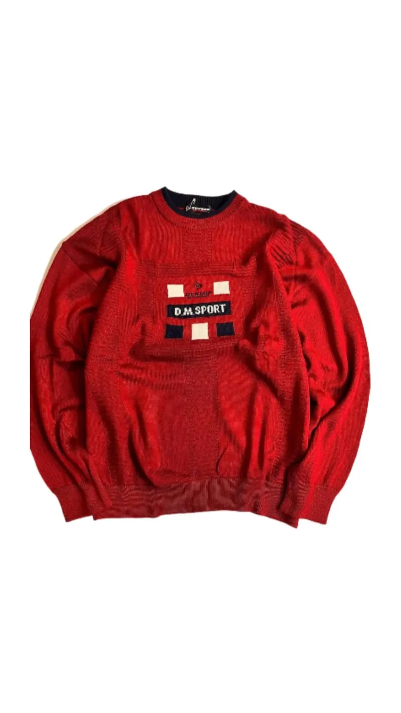 Dunlop Vintage Casual Sweatshirt Pria red photo 1