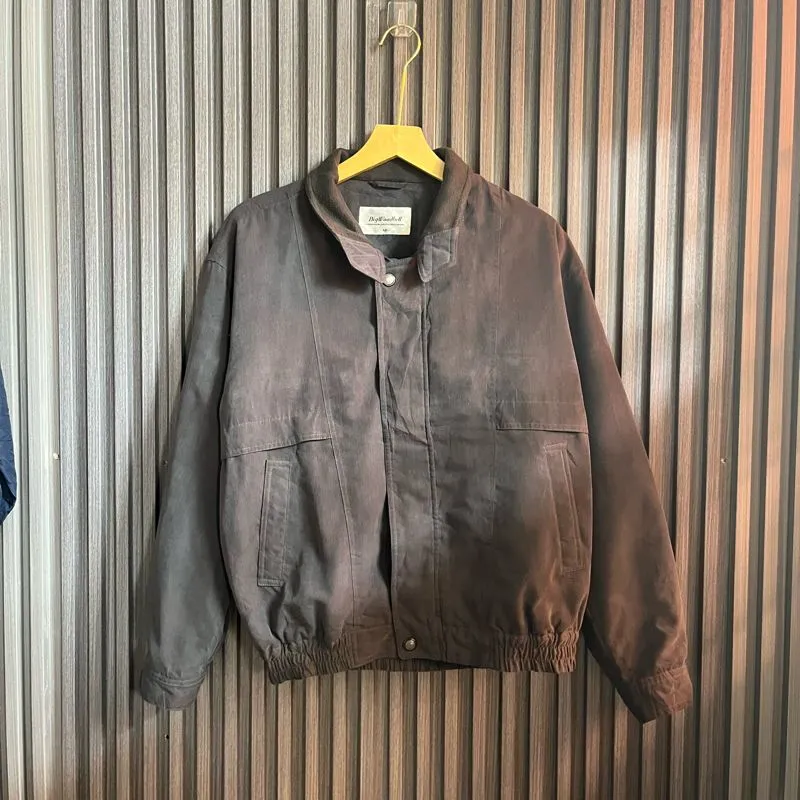 Japanese brand Vintage Casual Harrington jacket Pria gray photo 1