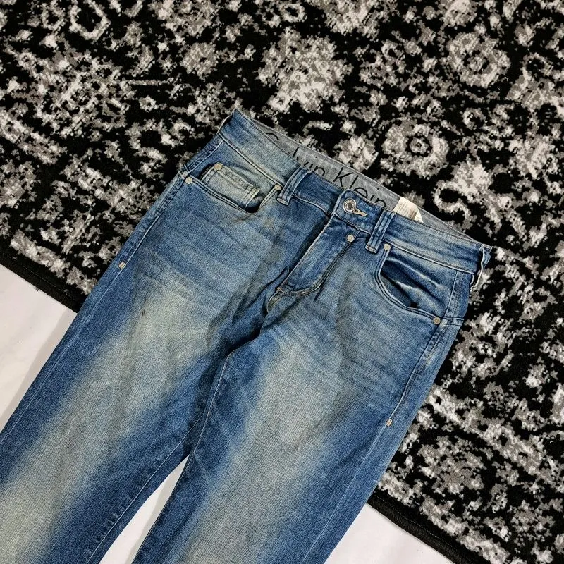 Calvin Klein Grunge Casual Jeans Pria blue photo 1