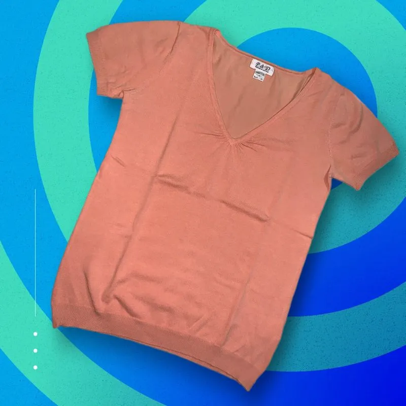 Casual T-shirt Wanita multicolor pink photo 1