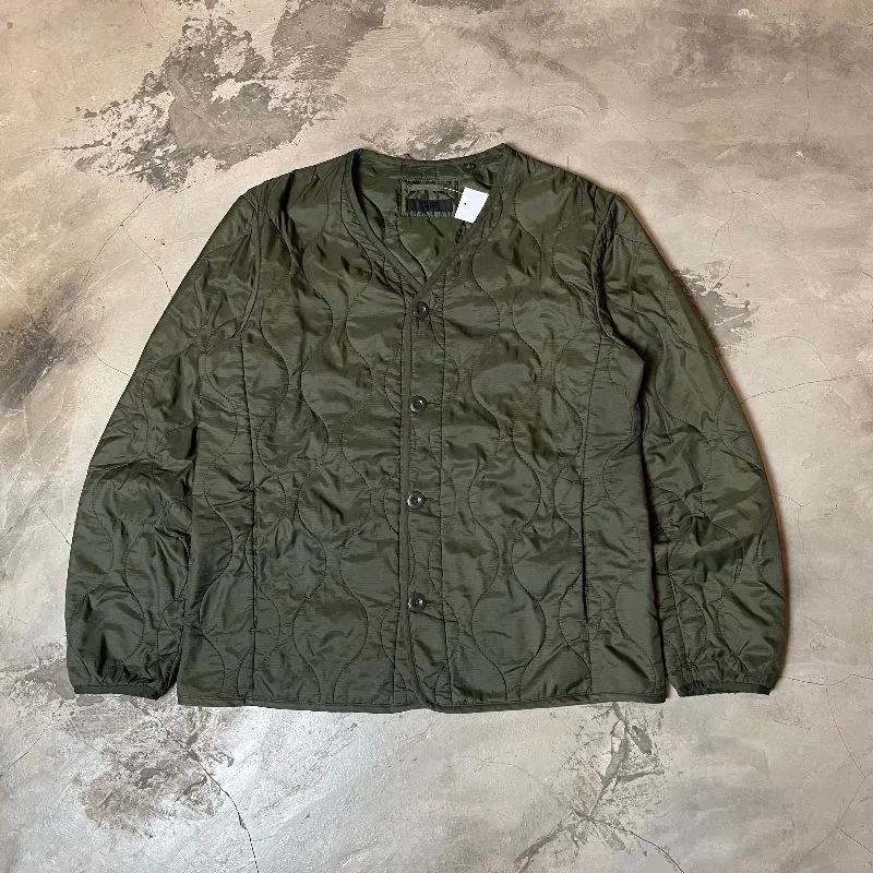Uniqlo Streetwear Casual Puffer jacket Pria green photo 1