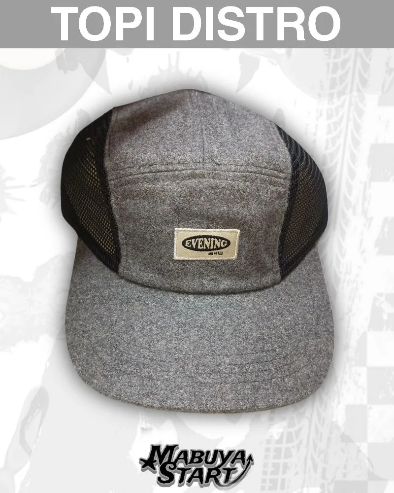 Streetwear Casual Hat Pria black gray photo 1