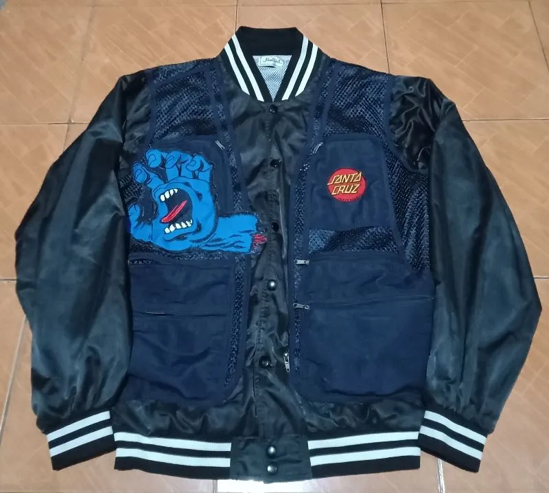 L.L.Bean Streetwear Reworked Bomber jacket Pria navy black photo 1
