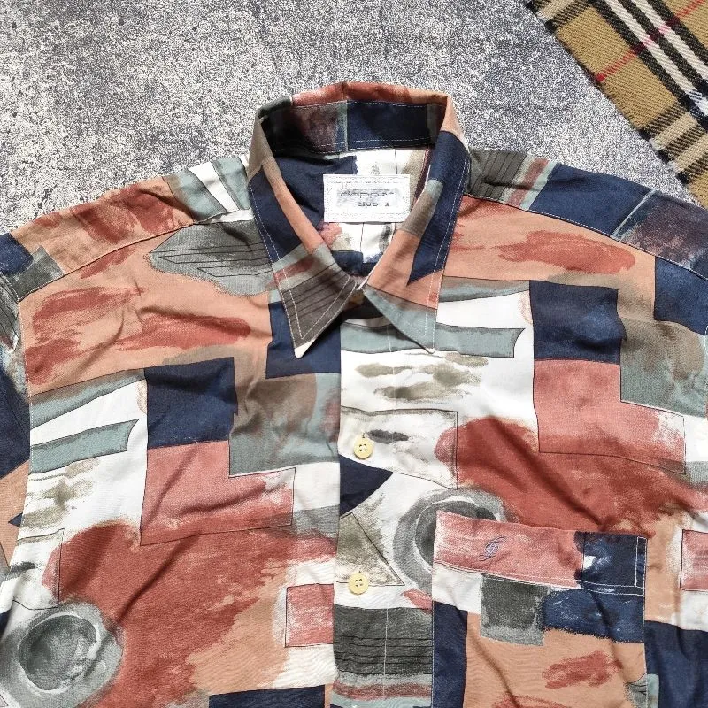 Vintage Casual shirt Pria brown photo 1