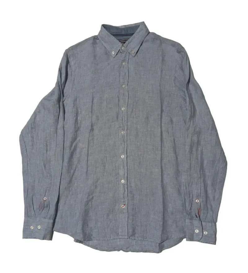 Tommy Hilfiger Vintage Formal shirt Pria gray photo 1