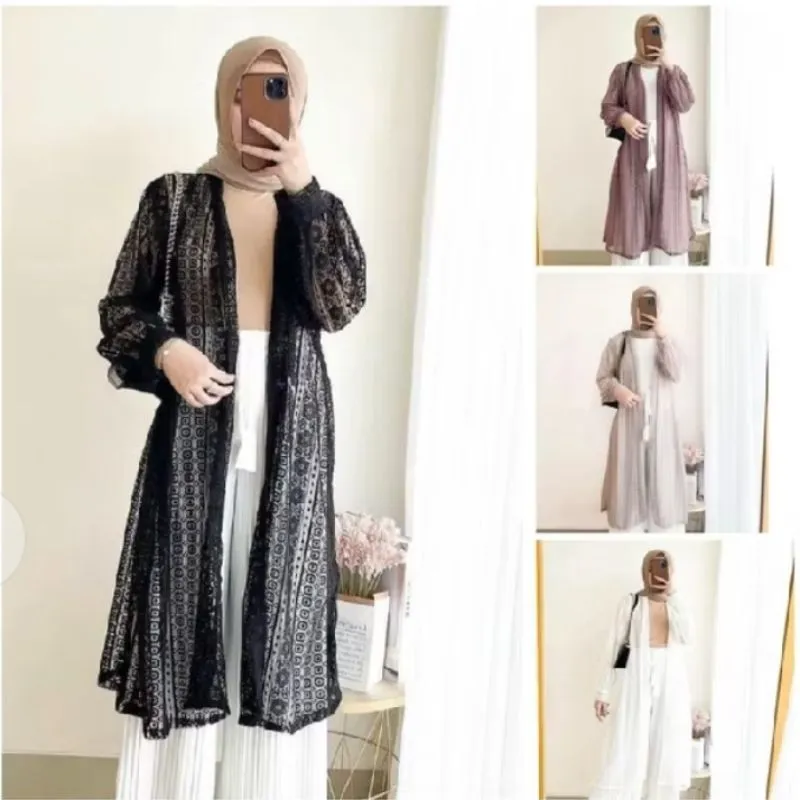 Muslim Gilet Wanita red photo 1