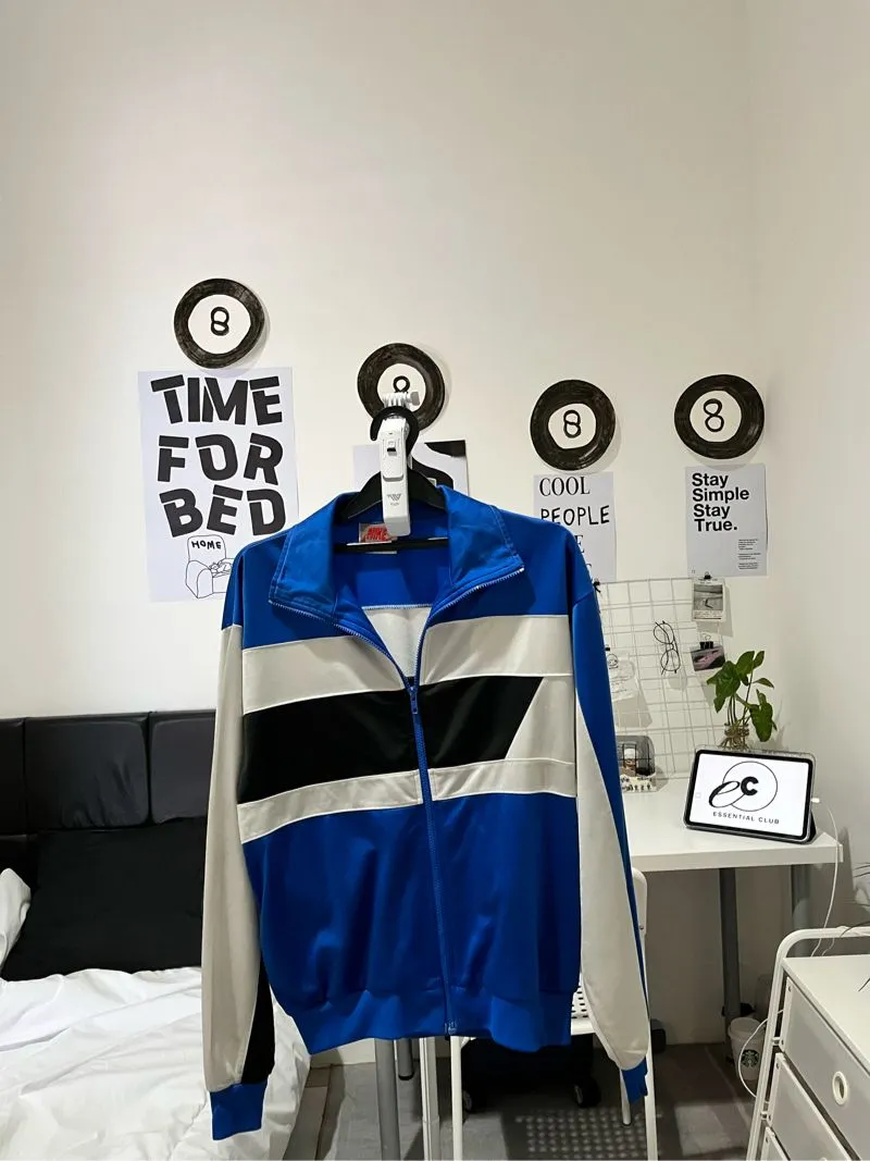 Nike Casual Track jacket Pria white blue photo 1