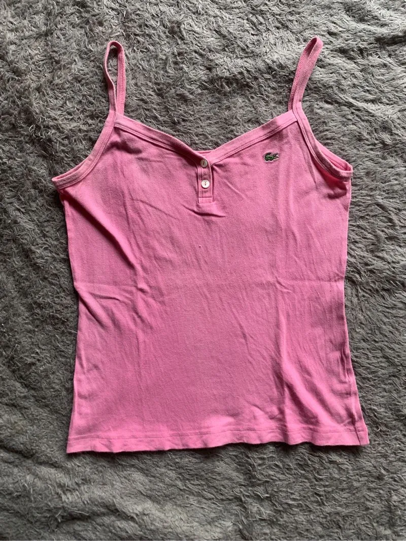 Lacoste Casual Cami top Wanita pink photo 1
