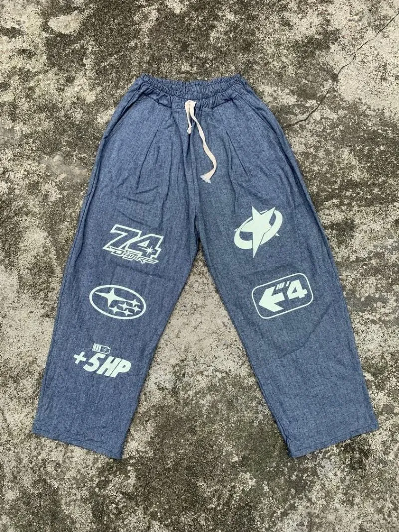 Y2K Jeans Pria gray photo 1