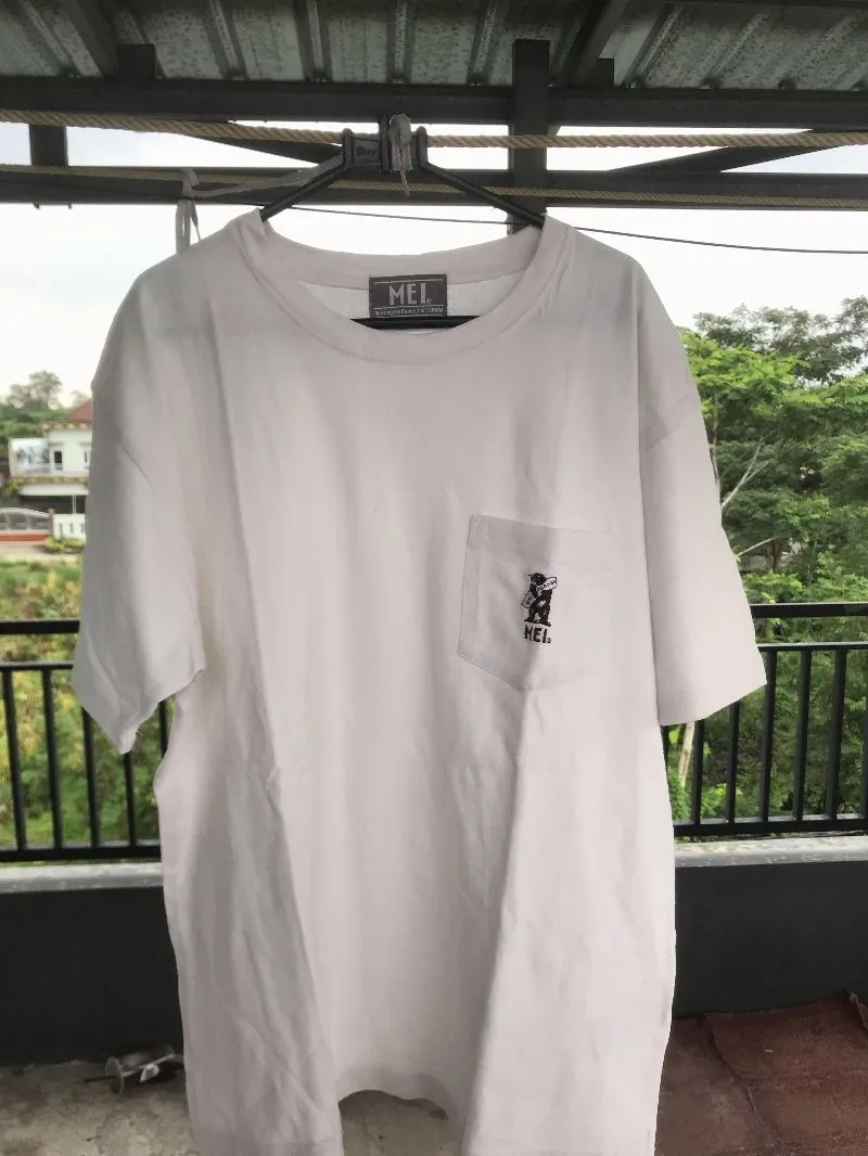Casual T-shirt Pria white photo 1