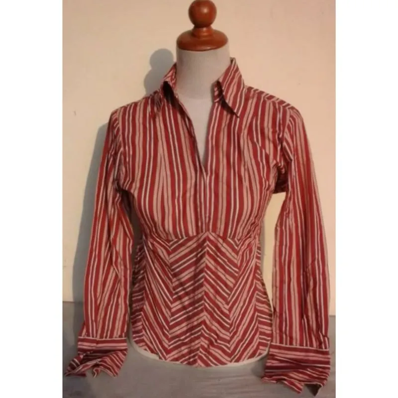 Casual Shirt Wanita red photo 1