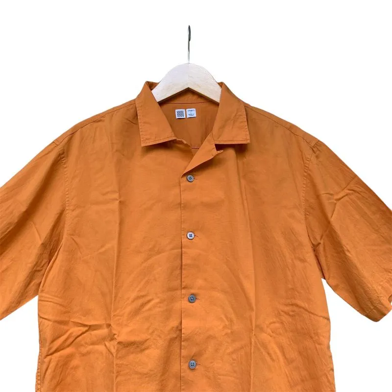 Uniqlo Minimalist Casual Casual shirt Pria orange photo 1