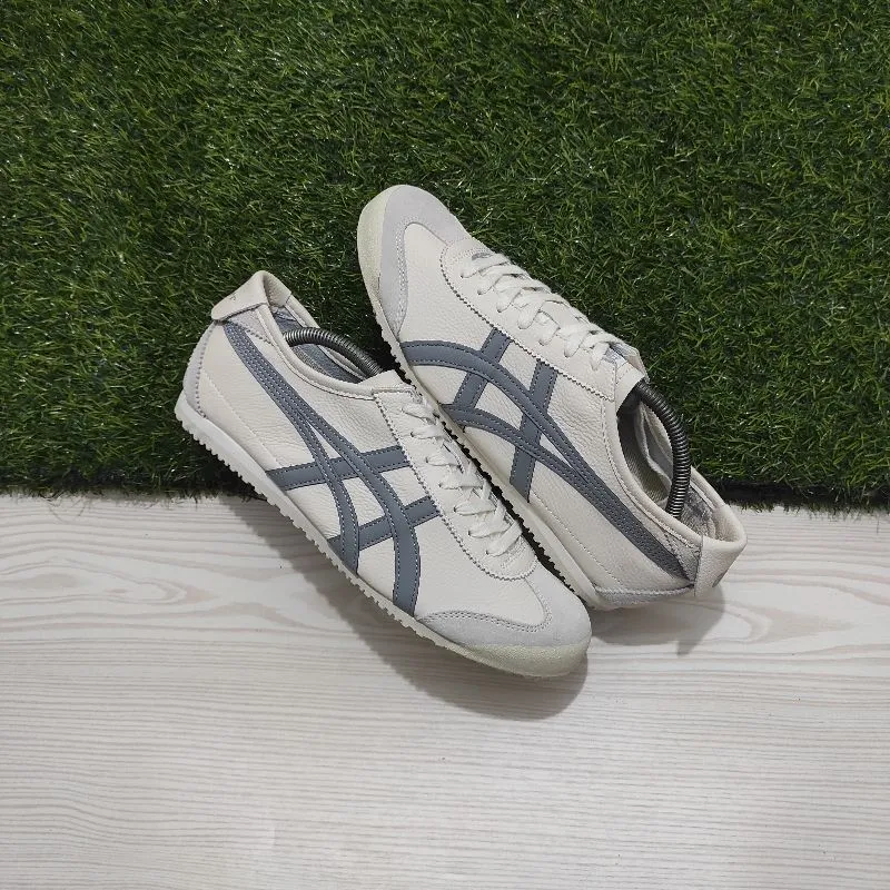 Onitsuka Tiger Casual Sneakers Pria white gray photo 1