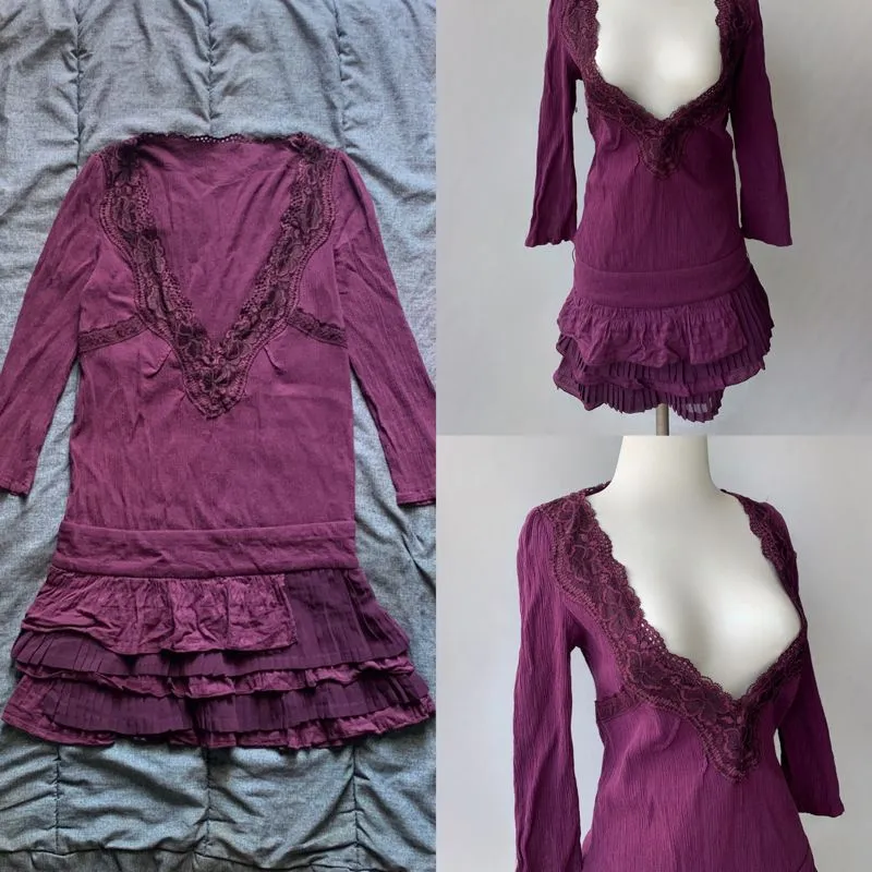 Japanese brand Grunge Goth Wanita purple photo 1