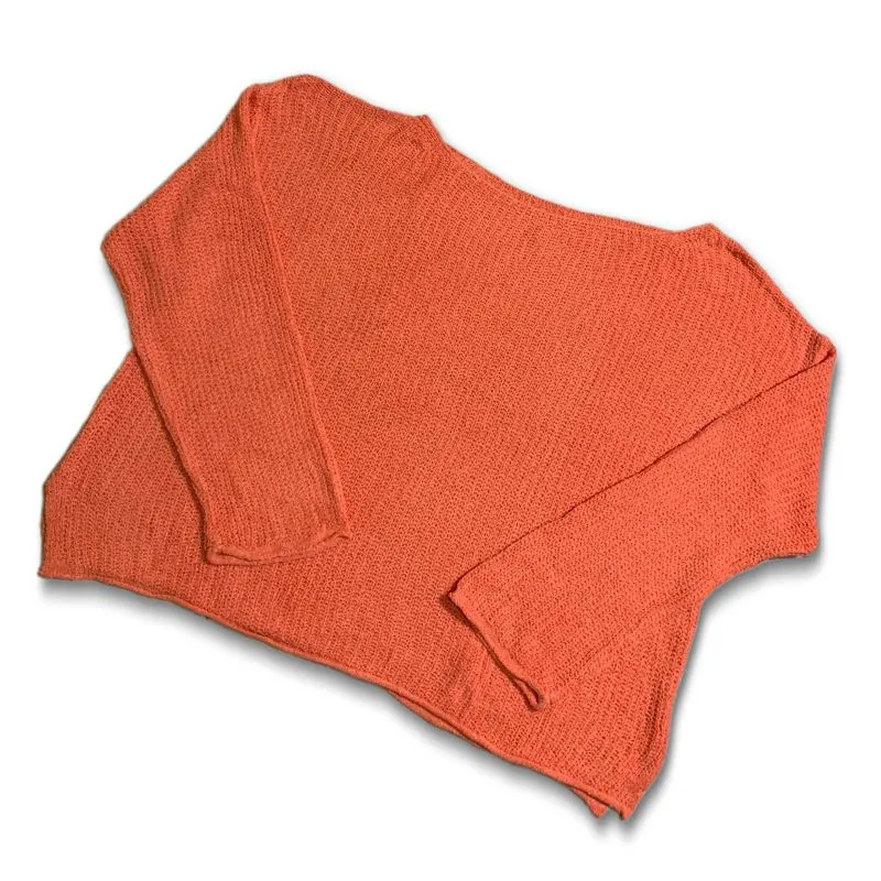 Vintage Sweater Wanita orange photo 1