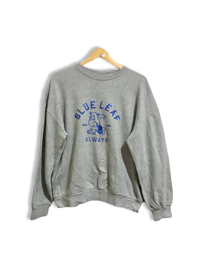 Casual Sweatshirt Pria gray photo 1