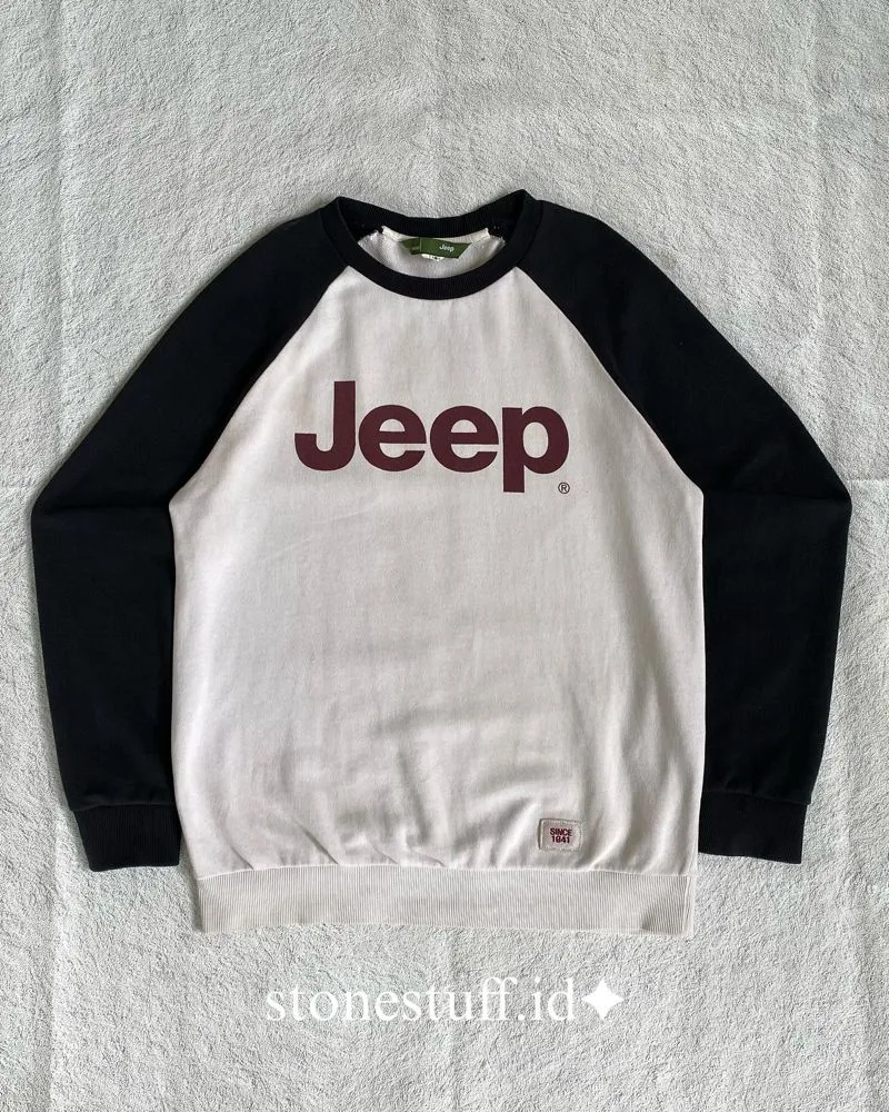 Vintage Casual Sweater Pria white black photo 1