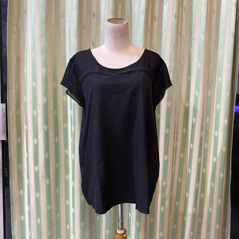 Casual Blouse Wanita black photo 1