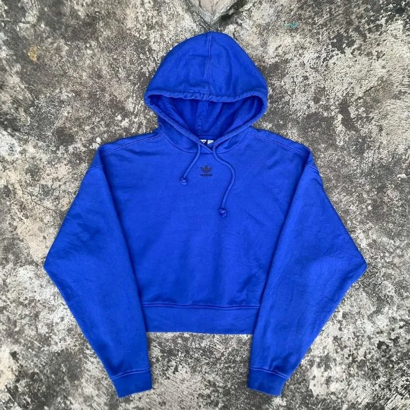 Adidas Streetwear Sportswear Hoody Wanita blue photo 1