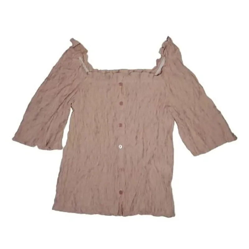 Casual Crop top Wanita pink photo 1