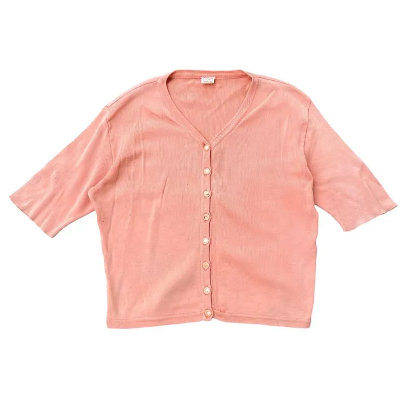 Japanese brand Vintage Indie Cardigan Wanita pink photo 1
