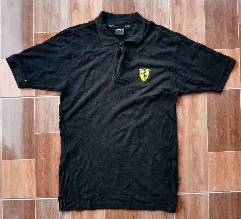 Casual Polo shirt Pria black photo 1