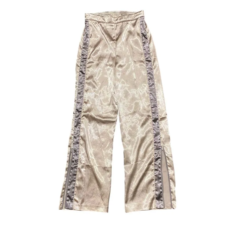 H&M Streetwear Skater Flare pants Wanita tan pink photo 1