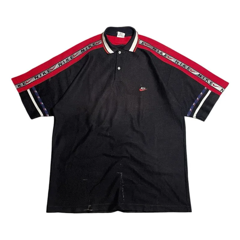 Nike Vintage Y2K Polo shirt Pria black photo 1