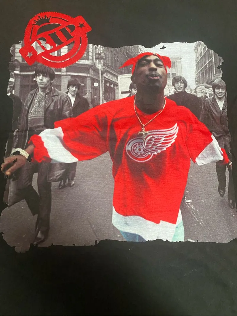 Streetwear Y2K T-shirt Pria black photo 1