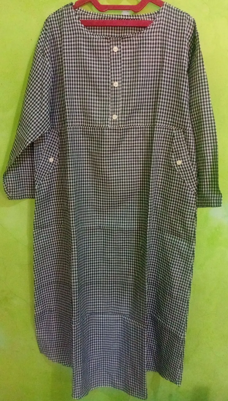 Casual Casual dress Wanita white black photo 1