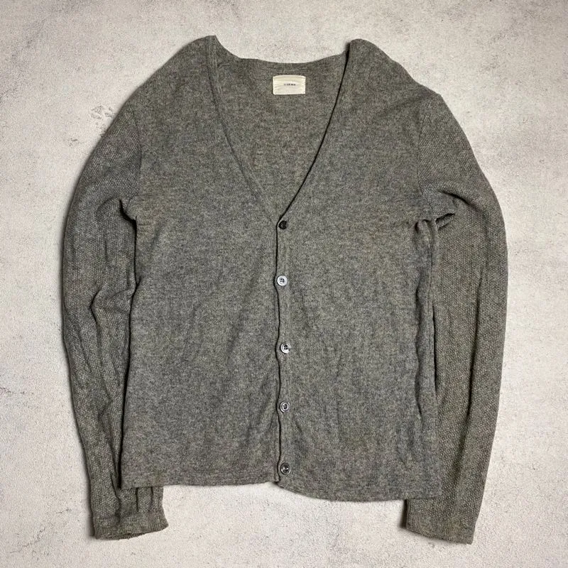 Casual Cardigan Pria gray photo 1