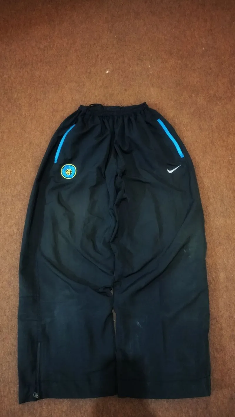 Nike Streetwear Sportswear Tracksuit Pria black blue photo 1